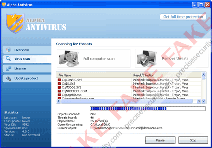 disable antivirus 2009