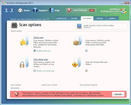Antivirus Antispyware 2011