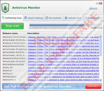 Antivirus Monitor Removal