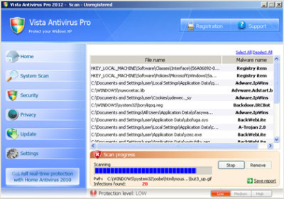 Vista antivirus 2008 что это