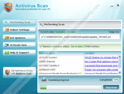 antivirus scan