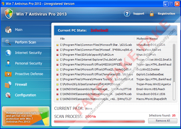  Win 7 Antivirus Pro 2019 Virus Solution and Removal 